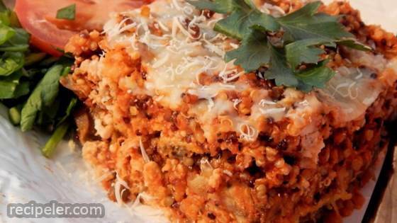 Low-Carb Turkey Quinoa Lasagna