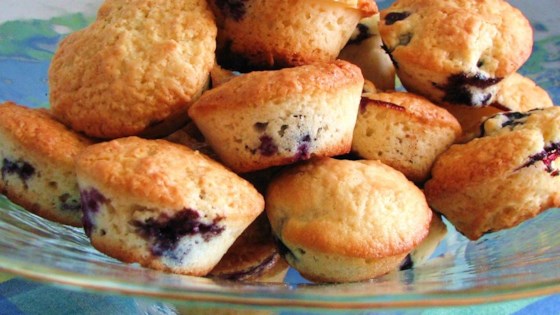 Low-cholesterol Blueberry Muffins