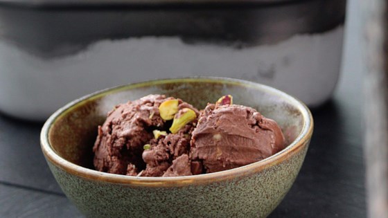 low-fat chocolate sicilian gelato