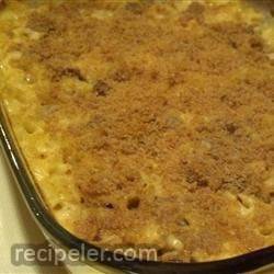 Macaroni and Cheese with Sausage and Pears