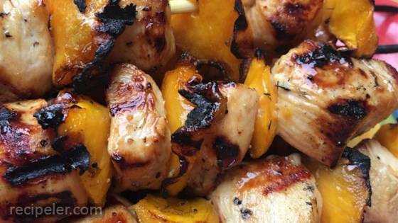 Mango Chicken Kabobs