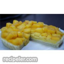 Mango Custard Pie