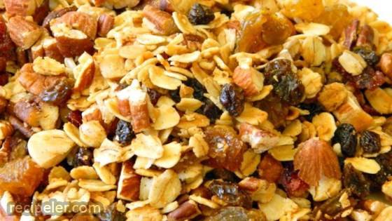 Maple Pecan Granola with Dried Fruit