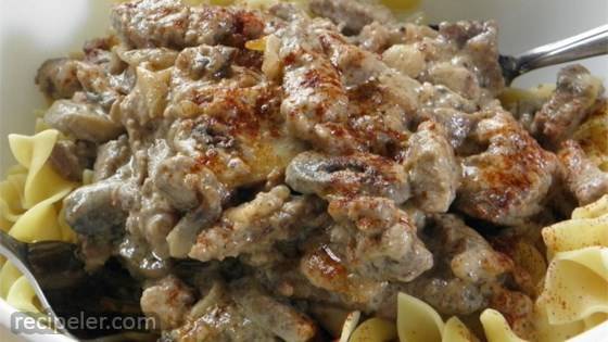 Marlene's Beef Stroganoff