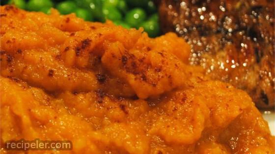 Mashed Sweet Potatoes and Pears