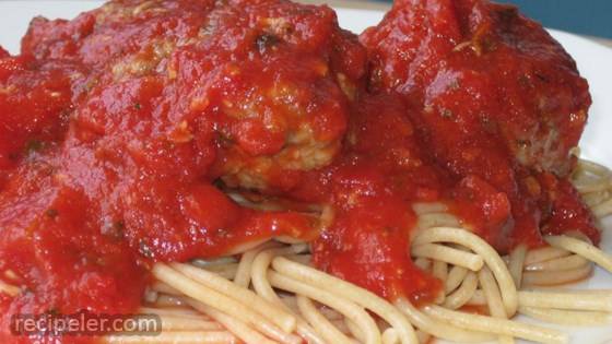 Meatball Spaghetti Sauce