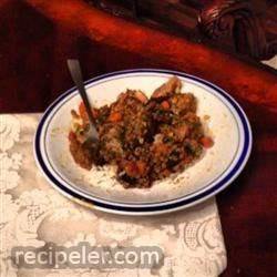 Mediterranean Lamb and Lentil Stew