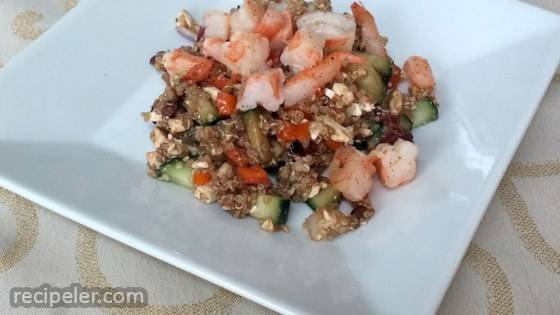 Mediterranean Quinoa Salad with Shrimp