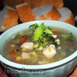 Meghan and Jenn's Veggie, Chicken and Herb Soup