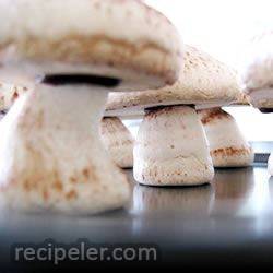 meringue mushrooms