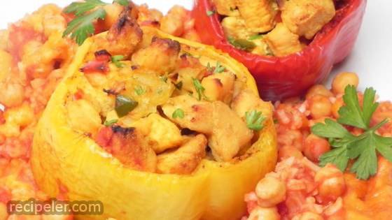 Mexican Chicken Stuffed Peppers
