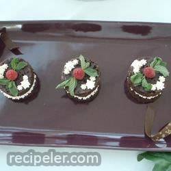 Mexican Hot Chocolate Brownie Tortes