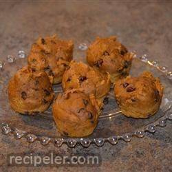 Mini Chocolate Chip Pumpkin Muffins