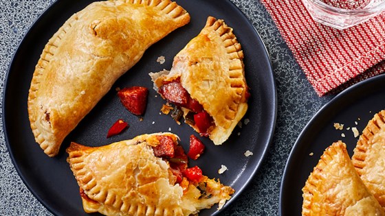 Mini Smoked Sausage And Pepper Hand Pies