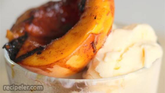 Molasses Grilled Peaches