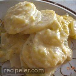 Mom's Red Scalloped Potatoes