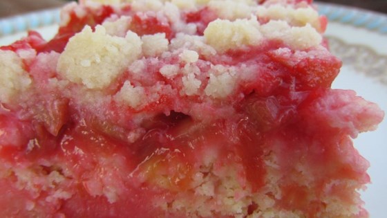 mom's rhubarb cake