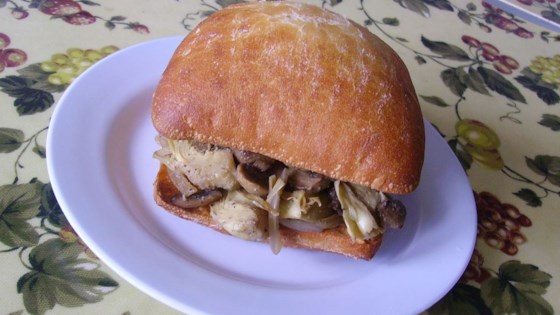 Mushroom Artichoke Sandwich