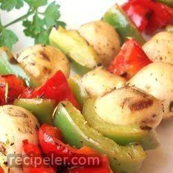 mushroom kabobs