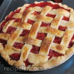 My Own Strawberry Rhubarb Pie