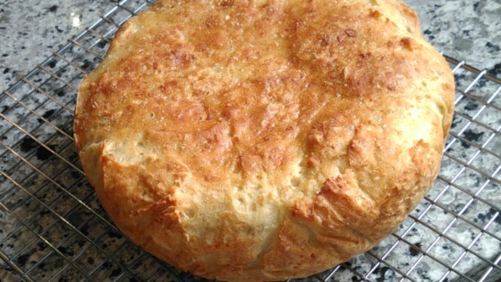 no-knead oatmeal-millet peasant bread