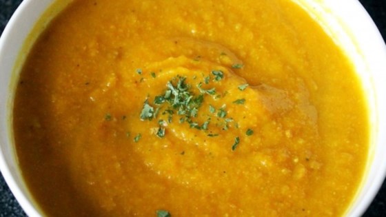 nstant pot® curried cheesy cauliflower-squash soup