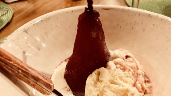 nstant pot® poached pears with port wine