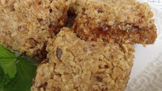 Nutty Oatmeal Apricot Squares