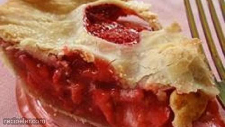 old fashioned strawberry pie