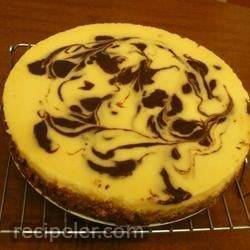 Orange Chocolate Swirl Cheesecake