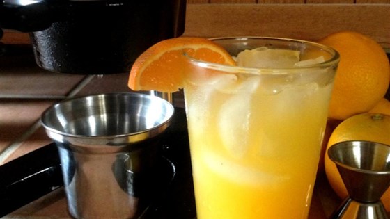 orange crush! fresh squeezed orange and vodka cocktail