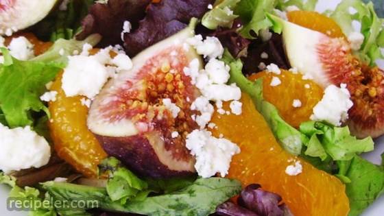 Orange, Fig, and Gorgonzola Salad