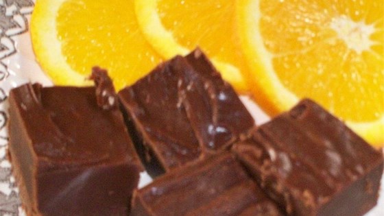 orange flavored fudge