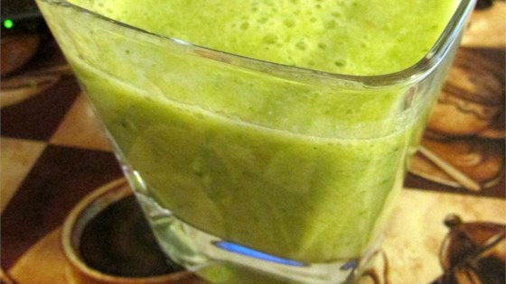 Orange-pear Green Smoothie With Bok Choy