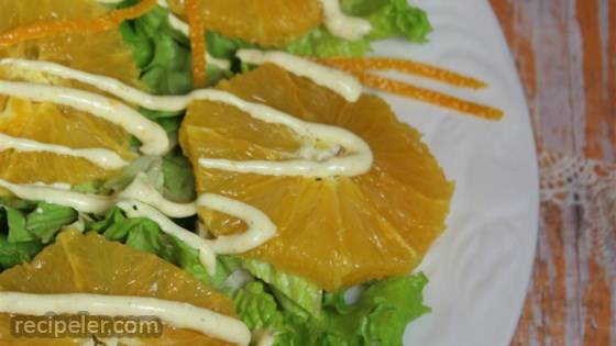 Orange Salad with Cinnamon Dressing