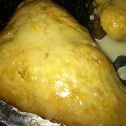 Orange Scones With Orange Glaze