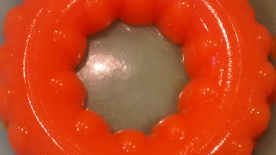 Orange Sherbet Gelatin Mold
