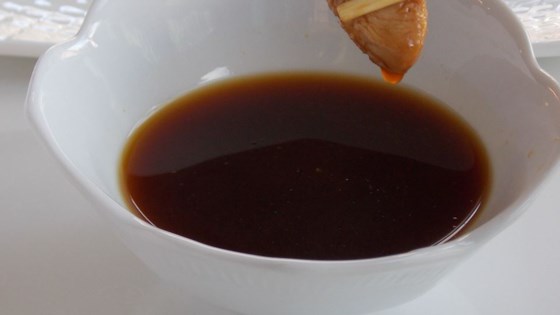orange-soy sauce reduction