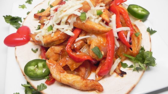 Oven-baked Chicken Fajitas