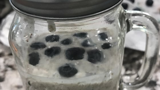 Overnight Oats With Blueberries
