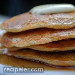 Overnight Raisin Oatmeal Pancakes