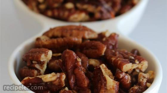 Paleo Candied Hot Roasted Pecan Bits