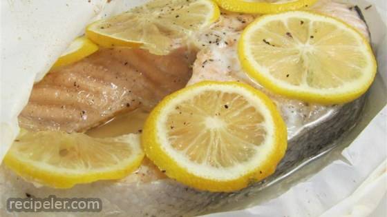 Parchment Baked Salmon