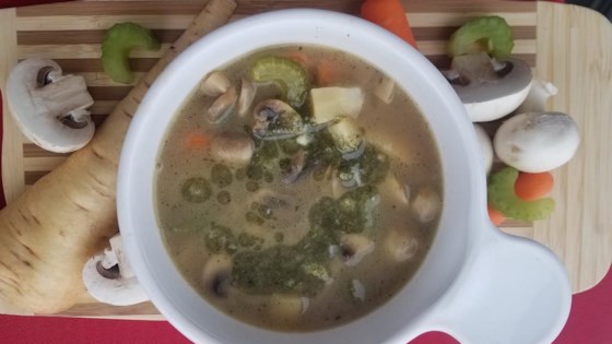 Parsnip And Mushroom Soup