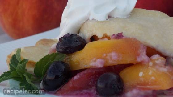 Peach Blueberry Pie