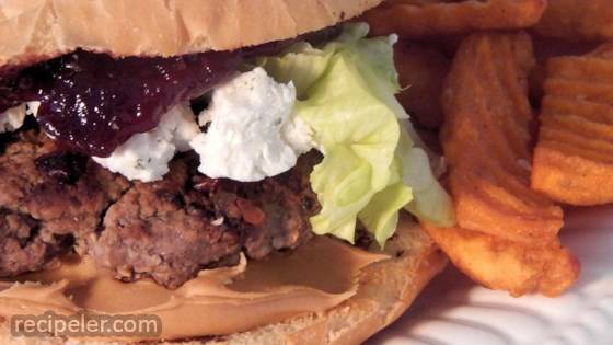 Peanut Butter and Jelly Burger