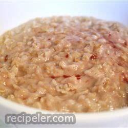 Peanut Butter and Preserves Oatmeal