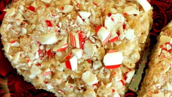 peppermint rice crispies squares