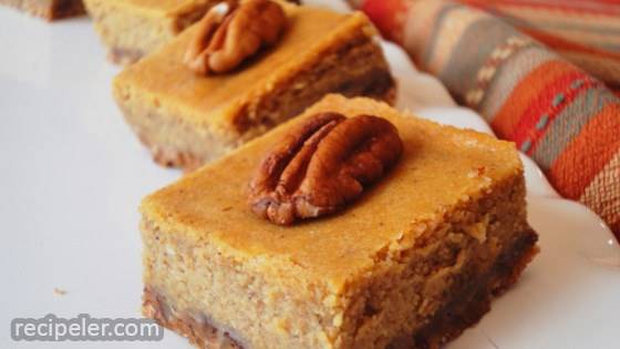 Perfect Pumpkin Cheesecake Bars