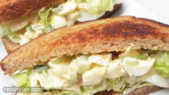 Pickled Egg Salad Sandwich